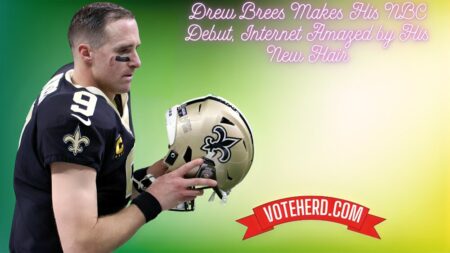 Drew Brees Makes His NBC Debut, Internet Amazed by His New Hair